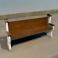 Vintage Wooden Church Pew, 5' 4" Porch Bench, Entry Foyer, Dining Seating, C7