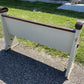 Vintage Wooden Church Pew, Porch Bench, Entry Foyer Bench, Dining Seating, C8