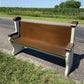 Vintage Wooden Church Pew, Porch Bench, Entry Foyer Bench, Dining Seating, C11