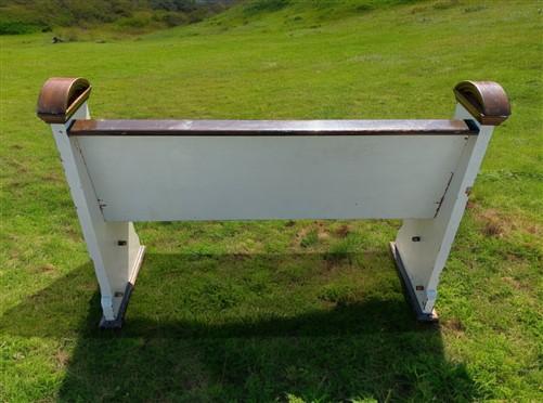 Vintage Wooden Church Pew, Porch Bench, Entry Foyer Bench, Dining Seating, C12