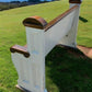 Vintage Wooden Church Pew, Porch Bench, Entry Foyer Bench, Dining Seating, C12