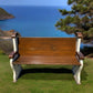 Vintage Wooden Church Pew, Porch Bench, Entry Foyer Bench, Dining Seating, C12