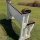 Vintage Wooden Church Pew, Porch Bench, Entry Foyer Bench, Dining Seating, C18