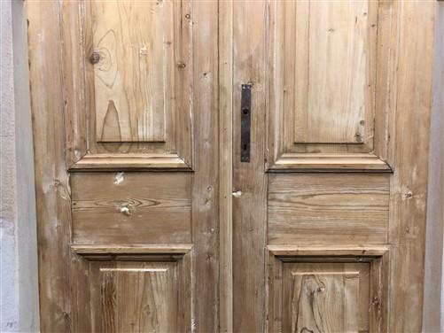 Antique French Double Doors (43x95.75) Thick Molding European Doors B109