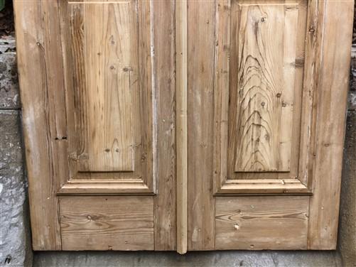 Antique French Double Doors (43x95.75) Thick Molding European Doors B109