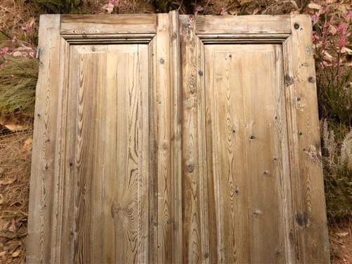 Antique French Double Doors (39.75x96.5) European Thick Molding Doors B111