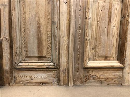 Antique French Double Doors (39.5x95.75) European Thick Molding Doors B115