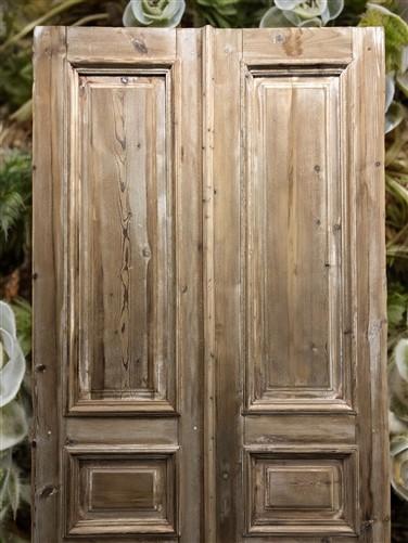 Antique French Double Doors (43x97.5) European Thick Molding Doors B116