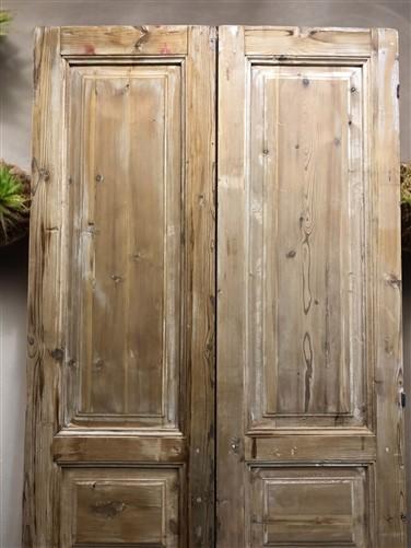 Antique French Double Doors (43x97.5) European Thick Molding Doors B116