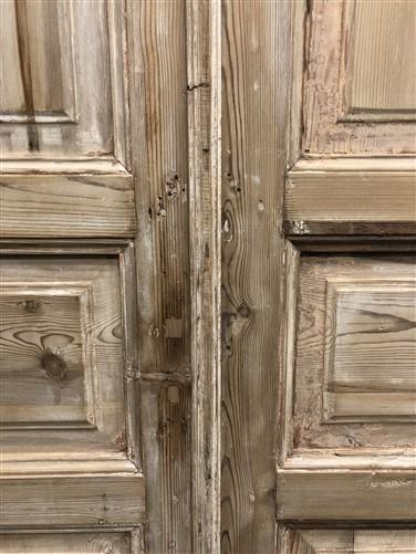 Antique French Double Doors (43.5x95.5) European Thick Molding Doors B117