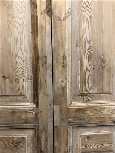 Antique French Double Doors (39x95.75) European Thick Molding Doors B119