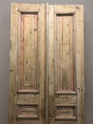 Antique French Double Doors (40x96) European Thick Molding Doors B121