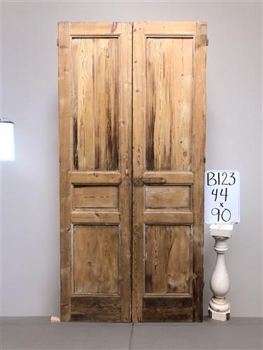 Antique French Double Doors (44x90) European Thick Molding Doors B123