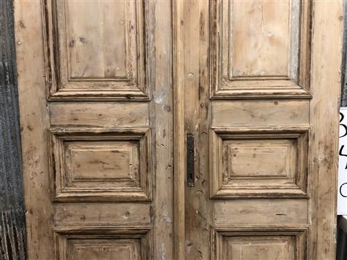 Antique French Double Doors (43.5x93) European Thick Molding Doors B127