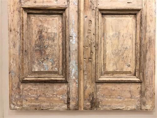 Antique French Double Doors (43.5x93) European Thick Molding Doors B127