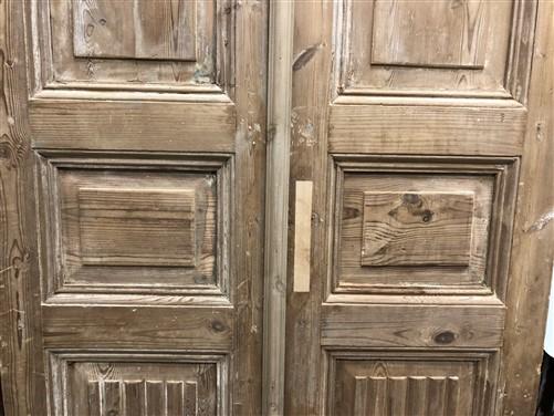 Antique French Double Doors (36x92.75) European Doors, Raised Panel Doors A558