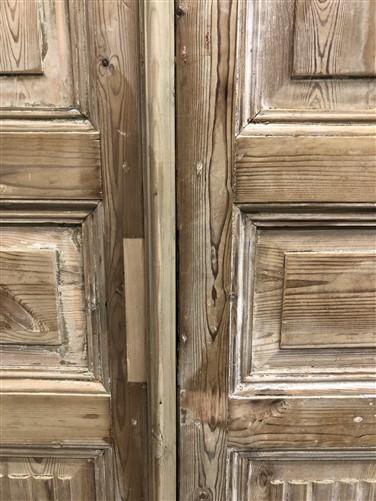 Antique French Double Doors (36x92.75) European Doors, Raised Panel Doors A558