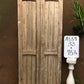 Antique French Double Doors (33x75.5) European Doors, Raised Panel Door A559