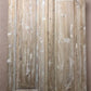 Antique French Double Doors (39x97 ) European Doors, Raised Panel Door A560