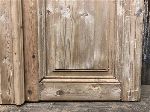 Antique French Double Doors (39x97 ) European Doors, Raised Panel Door A560