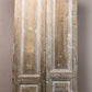 Antique French Double Doors (39x97 ) European Doors, Raised Panel Door A560