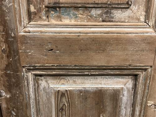 Antique French Double Doors (39x98)  European Doors, Raised Panel Door A564