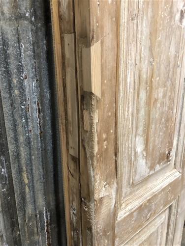 Antique French Double Doors (39x98)  European Doors, Raised Panel Door A564