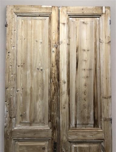 Antique French Double Doors (44.5x100.5) European Doors, Raised Panel Doors A569