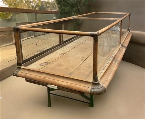 Quincy Showcase Display Case, Vintage Countertop Showcase, Retail Store Case, D