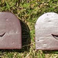 Pair Small Eave Brackets, Architectural Salvage Circa 1860, Wood Corbel Brackets