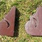 Pair Small Eave Brackets, Architectural Salvage Circa 1860, Wood Corbel Brackets