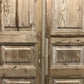 Antique French Double Doors (42.5x91.75) European Doors, Raised Panel Doors A573