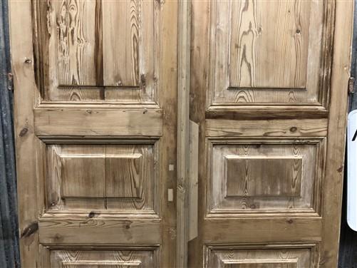 Antique French Double Doors (42.5x91.75) European Doors, Raised Panel Doors A573