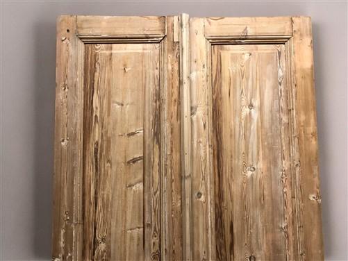 Antique French Double Doors (36.5x92.5) European Doors, Raised Panel Doors A574