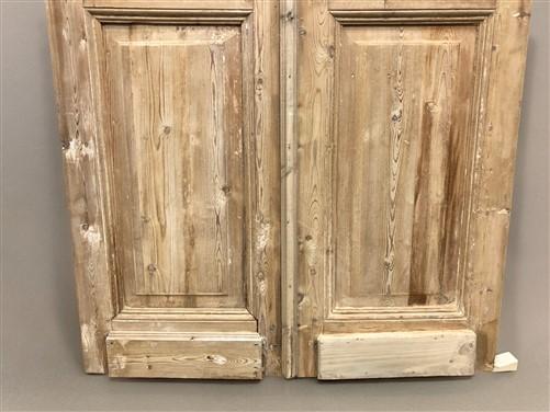 Antique French Double Doors (36.5x92.5) European Doors, Raised Panel Doors A574