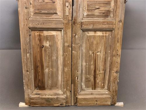 Antique French Double Doors (36.5x92.5) European Doors, Raised Panel Doors A574