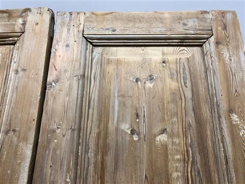 Antique French Double Doors (36.5x92.5) European Doors, Raised Panel Doors A574