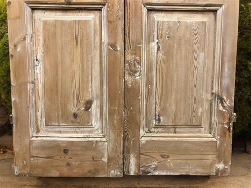 Antique French Double Doors (43x98.75) European Doors, Raised Panel Doors A576