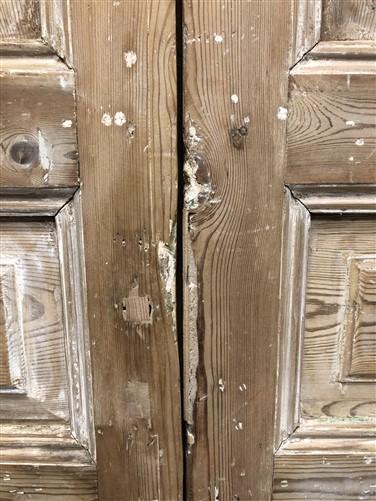 Antique French Double Doors (43x98.75) European Doors, Raised Panel Doors A576