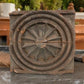 2 Sunburst Terra Cotta Bricks, Architectural Salvage, Anderson Pressed Brick, B