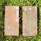 2 Sunburst Terra Cotta Bricks, Architectural Salvage, Anderson Pressed Brick, B