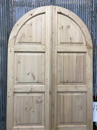 Arched French Double Doors (48.5x96.25) European Styled Doors, Panel Doors, M2-A