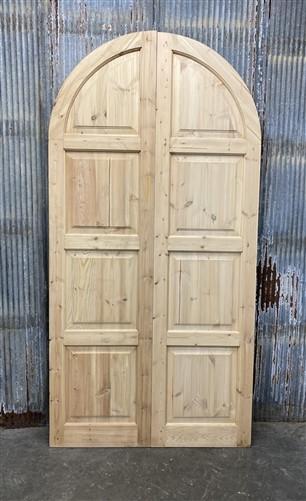 Arched French Double Doors (48.5x96.25) European Styled Doors, Panel Doors, M2-A