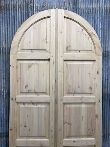 Arched French Double Doors (48.75x96.25) European Styled Doors, Panel Doors M2-B