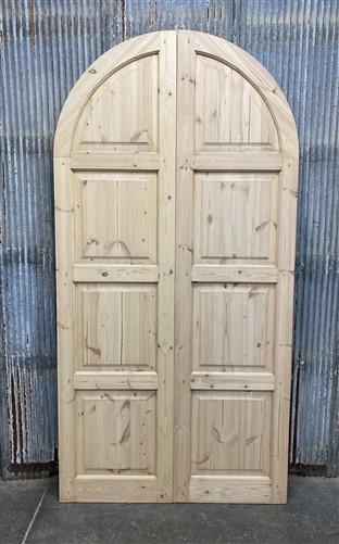 Arched French Double Doors (48.75x96.25) European Styled Doors, Panel Doors M2-B