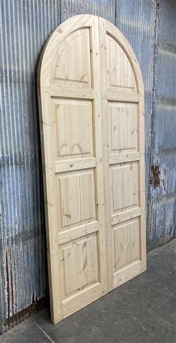 Arched French Double Doors (48.75x96.25) European Styled Doors, Panel Doors M2-B