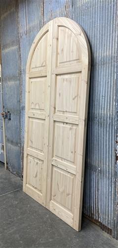 Arched French Double Doors (48.75x96.25) European Styled Doors, Panel Doors M2-B