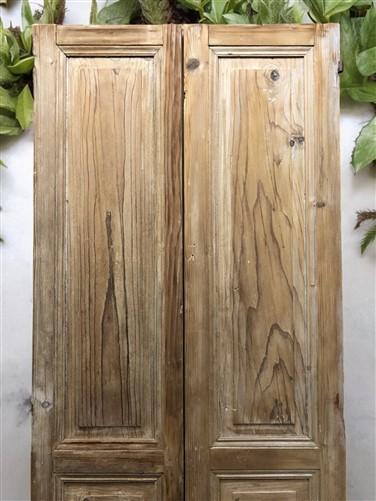 Antique French Double Doors (34x94) European Doors, Raised Panel Doors A581