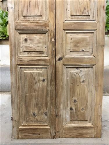 Antique French Double Doors (34x94) European Doors, Raised Panel Doors A581