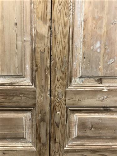 Antique French Double Doors (43.5x83) European Doors, Raised Panel Doors A582